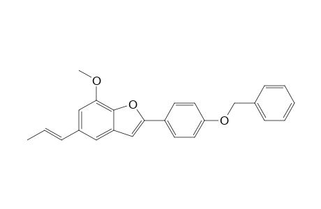(E/Z)-2-(4-Benzyloxyphenyl)-7-methoxy-5-(propenyl)benzofuran
