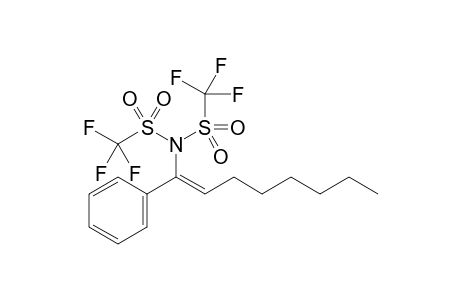 (Z)-1,1,1-Trifluoro-N-(1-phenyloct-1-en-1-yl)-N-((trifluoromethyl)sulfonyl)methanesulfonamide