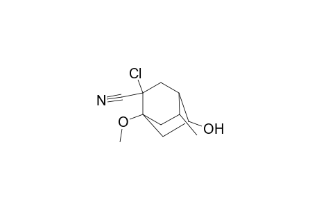 2-Chloro-5-hydroxy-1-methoxy-8-methylbicyclo[2.2.2]octane-2-carbonitrile