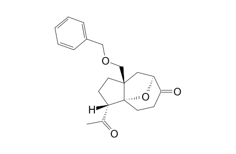 (1R,2R,5R,7S)-2-Acetyl-5-benzyloxymethyl-11-oxatricyclo[5.3.1.0(1,5)]-8-undecanone