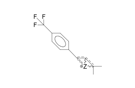 1-(4-Trifluoromethyl-phenyl)-3-methyl-but-2-enyl cation