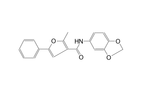 3-furancarboxamide, N-(1,3-benzodioxol-5-yl)-2-methyl-5-phenyl-
