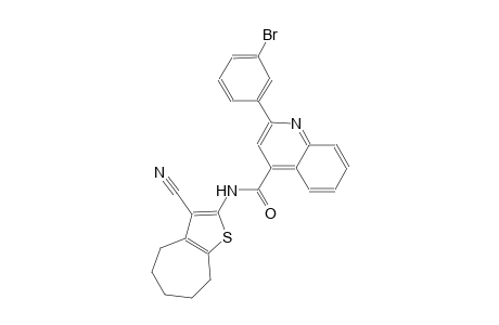 2-(3-bromophenyl)-N-(3-cyano-5,6,7,8-tetrahydro-4H-cyclohepta[b]thien-2-yl)-4-quinolinecarboxamide