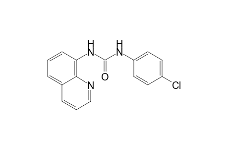 1-(p-chlorophenyl)-3-(8-quinolyl)urea
