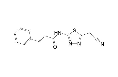 5-Cinnamoylamino-2-cyanomethyl-1,3,4-thiadiazole