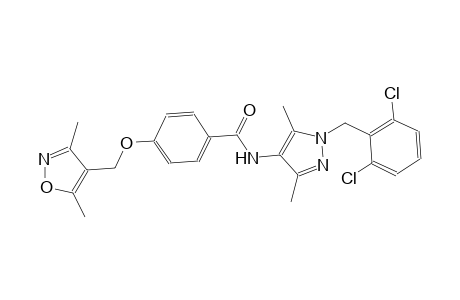 benzamide, N-[1-[(2,6-dichlorophenyl)methyl]-3,5-dimethyl-1H-pyrazol-4-yl]-4-[(3,5-dimethyl-4-isoxazolyl)methoxy]-