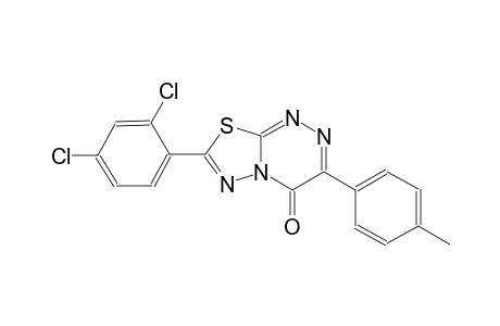 4H-[1,3,4]thiadiazolo[2,3-c][1,2,4]triazin-4-one, 7-(2,4-dichlorophenyl)-3-(4-methylphenyl)-