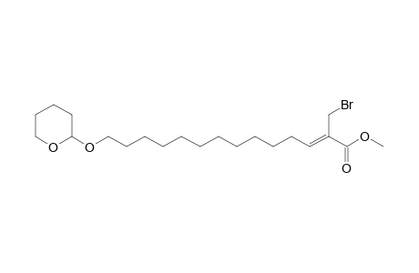 Methyl 14-tetrahydropyranyloxy-2-bromomethyl-2(Z)-tetradecenoate