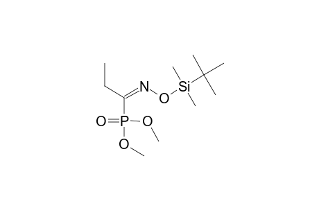 (Z)-DIMETHYL-(1-TERT.-BUTYLDIMETHYLSILYLOXYIMINOPROPYL)-PHOSPHONATE