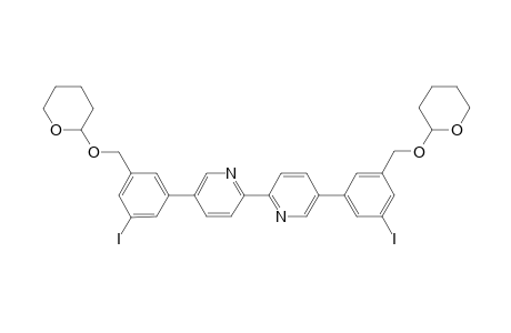 5,5'-Bis-[3-iodo-5-(tetrahydropyran-2-yloxymethyl)phenyl-[2,2']bipyridinyl