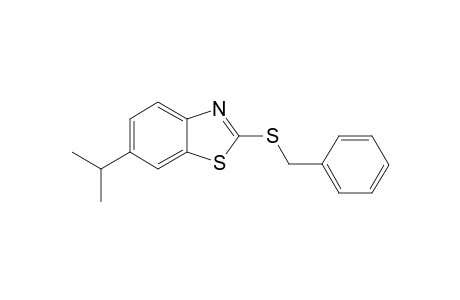 2-(Benzylsulphanyl)-6-(1-methylethyl)-1,3-benzothiazole