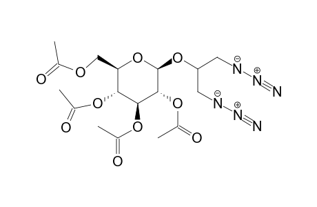 (1,3-Diazido-prop-2-yl)-2,3,4,6-tetra-O-acetyl-b-d-glucopyranoside