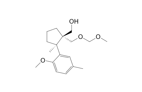 1-Hydroxymethyl-1-(methoxymethoxymethyl)-2-(2-methoxy-5-methylphenyl)-2-methylcyclopentane