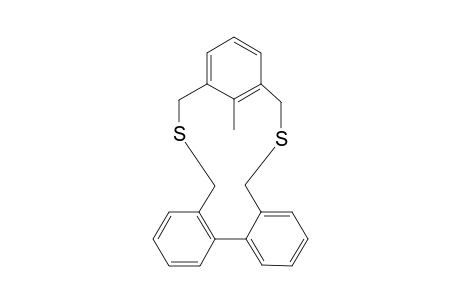 24-Methyl-2,17-dithia[3.3](2,2')biphenylene(1,3)cyclophane