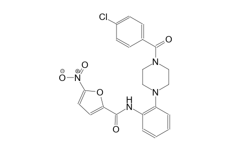 N-{2-[4-(4-chlorobenzoyl)-1-piperazinyl]phenyl}-5-nitro-2-furamide