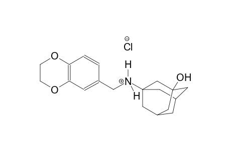 1,4-benzodioxin-6-methanaminium, 2,3-dihydro-N-(3-hydroxytricyclo[3.3.1.1~3,7~]dec-1-yl)-, chloride
