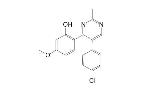 phenol, 2-[5-(4-chlorophenyl)-2-methyl-4-pyrimidinyl]-5-methoxy-