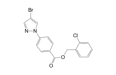 (2-chlorophenyl)methyl 4-(4-bromo-1H-pyrazol-1-yl)benzoate