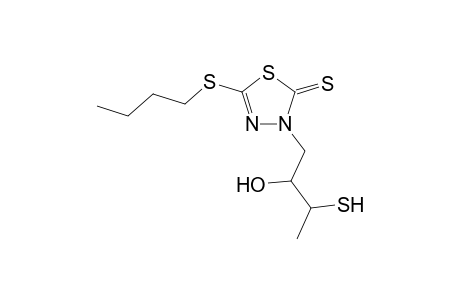 3-(2-Hydroxy-3-methylsulfanlpropyl)-5-butylsulfanyl-2,3-dihydro-1,3,4-thiadiazole-2-thione