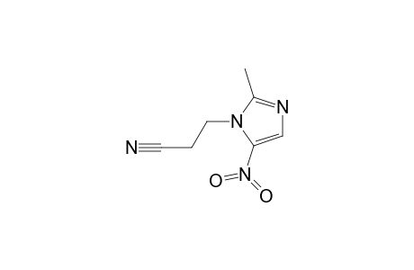 1H-Imidazole-1-propanenitrile, 2-methyl-5-nitro-