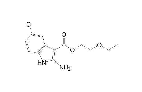 2-Ethoxyethyl 2-Amino-5-chloroindole-3-carboxylate