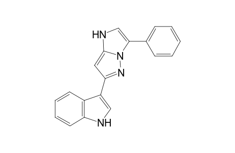 3-(3-Phenyl-1H-imidazo[1,2-b]pyrazol-6-yl)-1H-indole