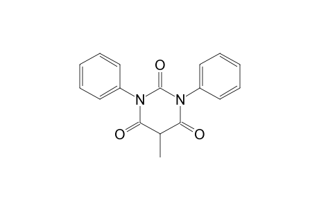 2,4,6(1H,3H,5H)-Pyrimidinetrione, 5-methyl-1,3-diphenyl-