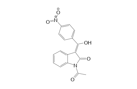1-Acetyl-3-[1-hydroxy-1-(4-nitrophenyl)meth-(Z)-ylidene]indolin-2-one