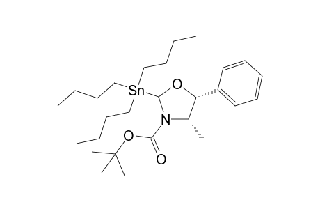 (2S,4S,5R)-4-methyl-5-phenyl-2-tributylstannyl-3-oxazolidinecarboxylic acid tert-butyl ester