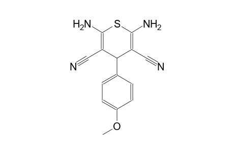 2,6-Diamino-4-(4-methoxyphenyl)-4H-thiopyran-3,5-dicarbonitrile