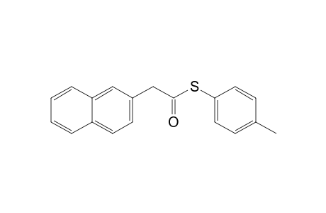 S-(4-Methylphenyl) (2-naphthyl)ethanethioate