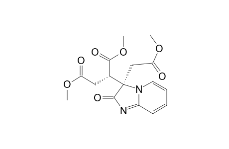 Imidazo[1,2-a]pyridine-3,3(2H)-diacetic acid, .alpha.-(2-methoxy-2-oxoethyl)-2-oxo-, dimethyl ester, (R*,S*)-