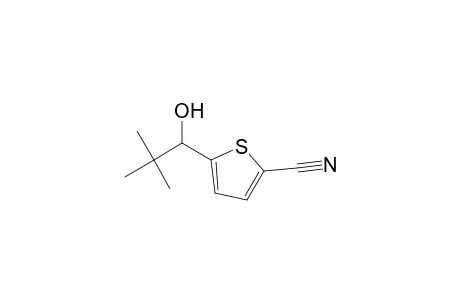 5-(1-hydroxy-2,2-dimethylpropyl)-2-thiophenecarbonitrile