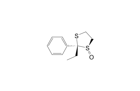 cis-2-phenyl-2-ethyl-1,3-dithiolane-1-oxide