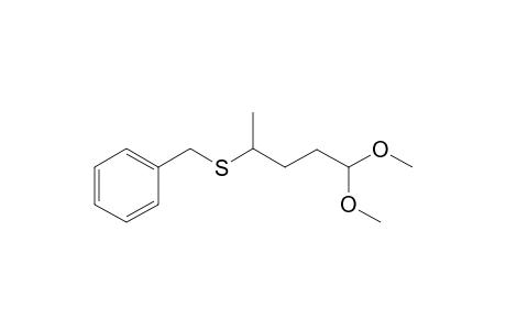 Benzyl 5,5-Dimethoxypentyl-2-yl Sulfide