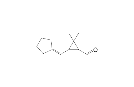 1-Formyl-2,2-dimethyl-3-(cyclopentylidenemethyl)cyclopropane