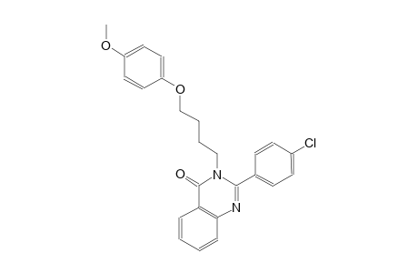 4(3H)-quinazolinone, 2-(4-chlorophenyl)-3-[4-(4-methoxyphenoxy)butyl]-