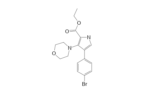ethyl 4-(4-bromophenyl)-3-morpholin-4-yl-1H-pyrrole-2-carboxylate