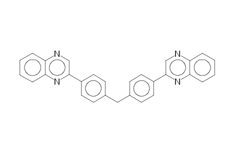2-(4-[4-(2-Quinoxalinyl)benzyl]phenyl)quinoxaline