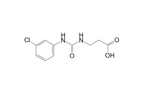 Propanoic acid, 3-[[[(3-chlorophenyl)amino]carbonyl]amino]-