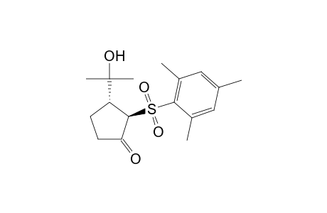 (2R,3R)-3-(1-Hydroxy-1-methylethyl)-2-[(2,4,6-trimethylphenyl)sulfonyl]-1-cyclopentanone