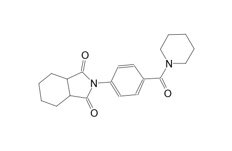 1H-isoindole-1,3(2H)-dione, hexahydro-2-[4-(1-piperidinylcarbonyl)phenyl]-