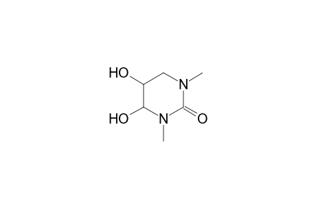 2(1H)-Pyrimidinone, tetrahydro-4,5-dihydroxy-1,3-dimethyl-, cis-