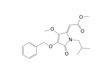 3-Benzyloxy-4-methoxy-5-[Z-(methoxycarbonyl-methylidene)]-N-isobutyl-pyrrol-2-one