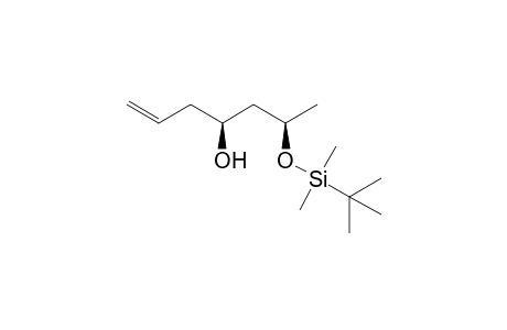 (4S,6R)-6-(tert-Butyldimethylsilyloxy)hept-1-en-4-ol