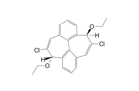 (4S,10R)-5,11-Dichloro-4,10-diethoxy-4,10-dihydro-dibenzo[ef,kl]heptalene
