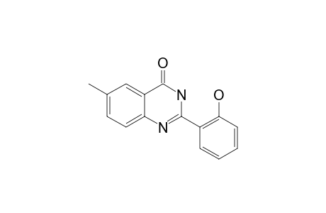 2-(2-HYDROXY-PHENYL)-6-METHYL-4(3H)-QUINAZOLINONE