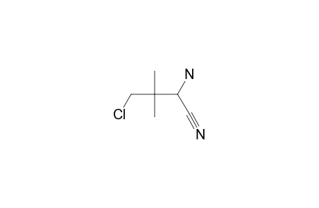 2-amino-4-chloro-3,3-dimethyl-butyronitrile