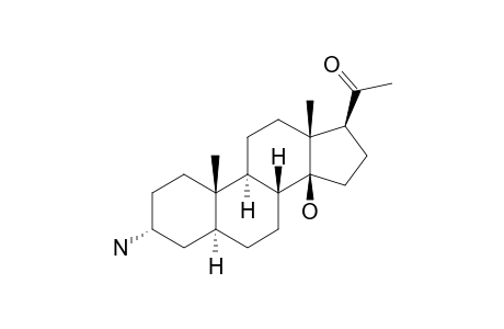 3.alpha.-Amino-14.beta.-hydroxypregnan-20-one