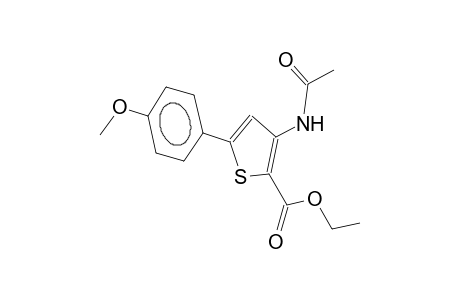 2-(4-methoxyphenyl)-4-acetamido-5-ethoxycarbonylthiophene